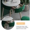 HEAIQI Vanity Desk Makeup Desk Single Luxury Makeup Table with Mirrorc Dressing Table for Bedroom Furniture Modern Mini Dresser Desk for Bedroom(Color:A) view 3