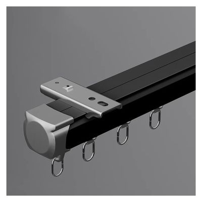 4 6 8 10 12 14 16 18 20 22 24 26 Ft Curtain Rails Ceiling Mount Heavy Duty Metal, Straight Cuttable Sliding Curtain Track System for Indoor Outdoor,rustproof Anti-fade (Color : White, Size : 22ft/6. (