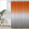 Abstract Shower Curtain for Bathroom 72" x 84" Gradient Orange and Gray Shower Curtain with Hooks Polyester Waterproof Home Bathtub Decor view 1