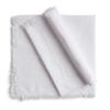 ACCENTHOME White Cotton Linen Napkin Set of 12 18x18 inch Dinner Napkins - Washable Soft Premium Hotel Quality Reusable Napkins Perfect Table Napkins for Family Dinners, Weddings & Everyday Use view 3
