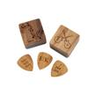 Jeclist Personalized Walnut Wood Guitar Picks with Case,Custom Guitar Picks Box for Fathers Day Gifts,Anniversary Gift for Husband,Boyfriend,Fathers Day Gift from Kids view 1