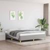 SKM Bed Frame Light Grey 193x203 cm King Fabric (Weight-29KG)-7209 view 1