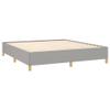 SKM Bed Frame Light Grey 193x203 cm King Fabric (Weight-29KG)-7209 view 2