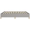 SKM Bed Frame Light Grey 193x203 cm King Fabric (Weight-29KG)-7209 view 3