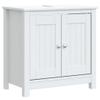 SKM 4 Piece Bathroom Furniture Set Berg White Solid Wood Pine (Weight-40KG) view 3