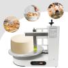 JooWing 200W cream-spreading machinewith 4.59ft power cablesuitable for cakes ranging from 4 to 16 inches be used in cake DIY craft workshops, your own kitchen, cake teaching bases (White) view 4