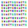 Valentines Day 48 Pcs Light Up Rings, New Year Glow In The Dark Party Supplies, 6 Style Flashing Glow In The Dark Rings for Adults & Kids, LED Ring for Birthday Party Favors, Concert, Raves, Halloween, Christmas view 1