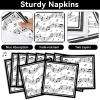 200Pcs Musical Note Plates Napkins Music Notes Themed Party Tableware Set Baby Shower Dinnerware Disposable Music Dessert Plates for Concert Birthday Party Baby Shower Decor Supplies Serve 50 view 4