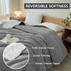 NSNLGSGC Waterproof Blanket for Bed Intimacy King Size, Love Splash Sherpa Blankets for Couples, Squirt Blanket for Adults, Water Proof Flannel Blanket, Up to 60 oz (90x108, Grey) view 3