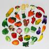 50 PCS Magnetic Fruit Vegetables Fridge Magnets Funny Cute Refrigerator Decoration for Magnetic Whiteboard, School Learing, Office, Teaching view 2