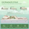 BEDLORE Queen Mattress Topper Viscose Derived from Bamboo, Thick Pillow Top Mattress Pad with Stretchable Pockets for 6-18 inches Mattress, Soft Breathable Mattress Topper for Back Pain Relief view 4