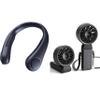 JISULIFE FA14 Hands Free Neck Fan & 2024 3-IN-1 Handheld Fan Life7 with Powerful Wind and Foldable Design view 1