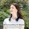JISULIFE FA14 Hands Free Neck Fan & 2024 3-IN-1 Handheld Fan Life7 with Powerful Wind and Foldable Design view 2
