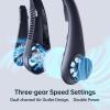 JISULIFE FA14 Hands Free Neck Fan & 2024 3-IN-1 Handheld Fan Life7 with Powerful Wind and Foldable Design view 3