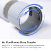 5.9 Inch Universal Exhaust Hose Connector and Extender,Portable Air Conditioner Exhaust Hose Coupler,Support Clockwise Counter Clockwise Thread,Hose Coupler Coupling Extension view 3