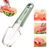 3-in-1 Watermelon Fork Slicer Cutter, 2024 New Stainless Steel Watermelon Windmill Cutter, 3 In 1 Summer Watermelon Cutting Tool Fork Slicer Knife Set for Kitchen, Camping, picnicking(Green 2pcs) view 2
