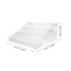 SOLUSTRE Acrylic 4 Tier Retail Display Riser for Beverages and Gum view 3