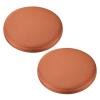 uxcell 2pcs Bar Stool Cushions, 12 Inch Round Bar Stool Cover Seat Cushion, Suitable for Chairs Stool Slipcovers, Brown view 1