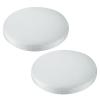 uxcell 2pcs Bar Stool Cushions, 12 Inch Round Bar Stool Cover Seat Cushion, Suitable for Chairs Stool Slipcovers, Grey view 1