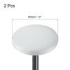 uxcell 2pcs Bar Stool Cushions, 12 Inch Round Bar Stool Cover Seat Cushion, Suitable for Chairs Stool Slipcovers, Grey view 2