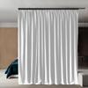 Phating Room Divider Curtains, Blackout Ceiling Track Curtains with Hook,Extra Wide Theater Curtains Perfect for Living Room and Bedroom(1Panel, White, W10ft x H8ft), GL-WHITE-10X8FT view 2