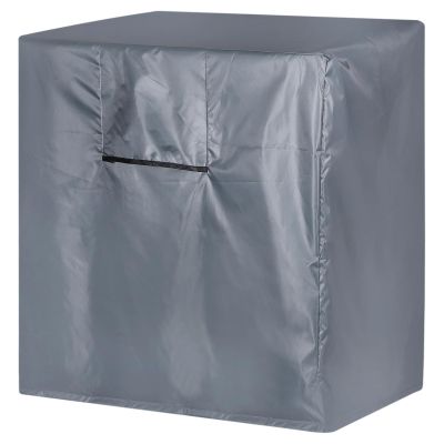 uxcell Air Conditioner Cover, 32"x32"x36" Air Conditioners Covers for Outside, 210D Oxford Fabric Outdoor Unit Square Vertical Protective Cover (Grey)