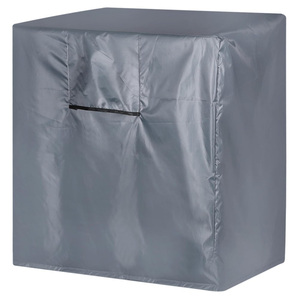 uxcell Air Conditioner Cover, 32"x32"x36" Air Conditioners Covers for Outside, 210D Oxford Fabric Outdoor Unit Square Vertical Protective Cover (Grey)