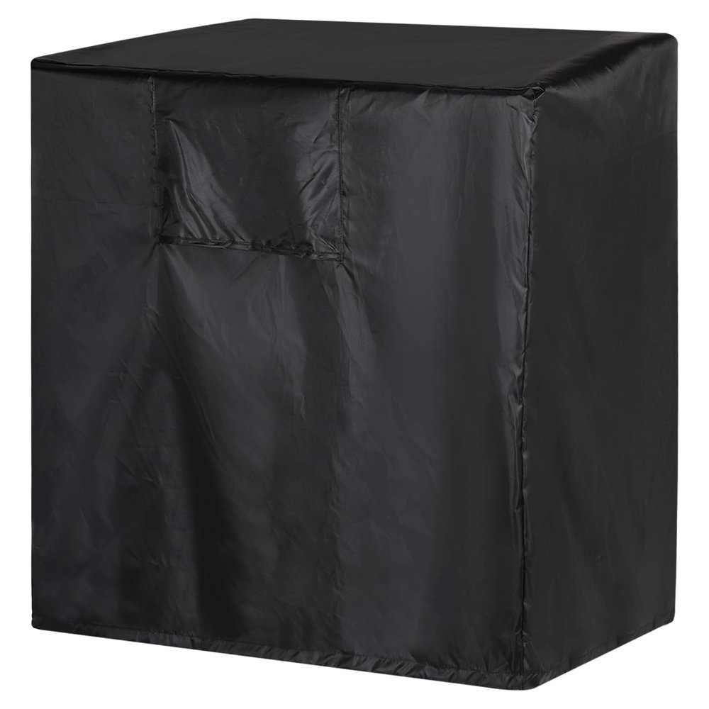 uxcell Air Conditioner Cover, 26"x26"x32" Air Conditioners Covers for Outside, 210D Oxford Fabric Outdoor Unit Square Vertical Protective Cover (Black)