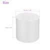 DMiotech White Round Foam Cake Dummy 4 x 4 Inch Dummy Cake Set for Birthday Party Decorating Crafts Display 2Pcs view 3