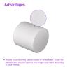 DMiotech White Round Foam Cake Dummy 4 x 4 Inch Dummy Cake Set for Birthday Party Decorating Crafts Display 2Pcs view 4