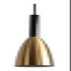 Adjustable Modern Chandelier with Single Head Pendant Lamp | Industrial Retro Style Ceiling Lighting Fixtures for Bedroom, Living Room, Dining Room, Bar, Counter, Coffee Shop, Restaurant | E26 Screw B view 1