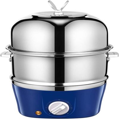 aiqiua Electric Egg Cooker Boiler, Rapid Egg, Food & Vegetable Steamer, Quickly Makes 9 Eggs, Hard or Soft Boiled