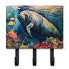 Caroline's Treasures Manatee Decorative Ceramic Triple Wall Hook view 1