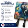 Caroline's Treasures Manatee Decorative Ceramic Triple Wall Hook view 3