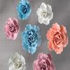Ceramic Flower Wall Art, 3D Artificial Flower Wall ArtHandmade 3D Wall Art Hanging Sculpture Porcelain Flower Wall Dcor for HomeHallwayLiving RoomBedroomKitchenOffice (4.33") view 3