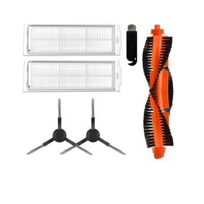 CEATYU Roller Side Brush Filter Mop Pad Compatible for Xiaomi Mi Home Robot Vacuum Mop 3C, B106CN, Compatible for Conga 3290 3490 3690 Accessories(Color:Set J), rgrtyh56