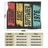 Legendary Since September 1976 Throw Blanket for Men Women Couch Bed Sofa Throw Blanket 50"x40" Blankets view 3
