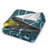 Silk Style Flag of Saint Lucia Throw Blanket for Men Women Couch Bed Sofa Throw Blanket 60"x50" Blankets view 2