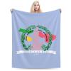 BASTU Flag of Maui County, Hawaii Throw Blanket for Men Women Couch Bed Sofa Throw Blanket 60""x50"" Blankets, Black view 1