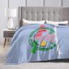 BASTU Flag of Maui County, Hawaii Throw Blanket for Men Women Couch Bed Sofa Throw Blanket 60""x50"" Blankets, Black view 4