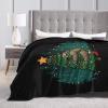 BASTU Sloth Hugging Christmas Tree Throw Blanket for Men Women Couch Bed Sofa Throw Blanket 60""x50"" Blankets, Black view 4