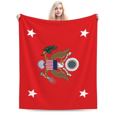 Flag of The United States Secretary of The Army Throw Blanket for Men Women Couch Bed Sofa Throw Blanket 60"x50" Blankets