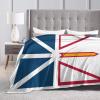 BASTU Flag of Newfoundland and Labrador Throw Blanket for Men Women Couch Bed Sofa Throw Blanket 60"x50" Blankets view 4