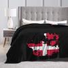 Denmark Terrain Map Throw Blanket for Men Women Couch Bed Sofa Throw Blanket 60"x50" Blankets view 4