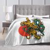 Tiger and Snake Fighting Throw Blanket for Men Women Couch Bed Sofa Throw Blanket 60"x50" Blankets view 4