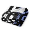 American Flag Stomach Cancer Awareness Fight Throw Blanket for Men Women Couch Bed Sofa Throw Blanket 60"x50" Blankets view 2