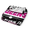 BASTU All Women are Created Equal But Queens are Born in January Throw Blanket for Men Women Couch Bed Sofa Throw Blanket 60""x50"" Blankets, Black view 2