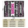 BASTU All Women are Created Equal But Queens are Born in January Throw Blanket for Men Women Couch Bed Sofa Throw Blanket 60""x50"" Blankets, Black view 3