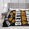 Life Is Always Better with Cooking Throw Blanket for Men Women Couch Bed Sofa Throw Blanket 60"x50" Blankets view 4