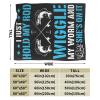 I Just Hold My Rod Wiggle My Worm and Bam She S On It Throw Blanket for Men Women Couch Bed Sofa Throw Blanket 60"x50" Blankets view 3